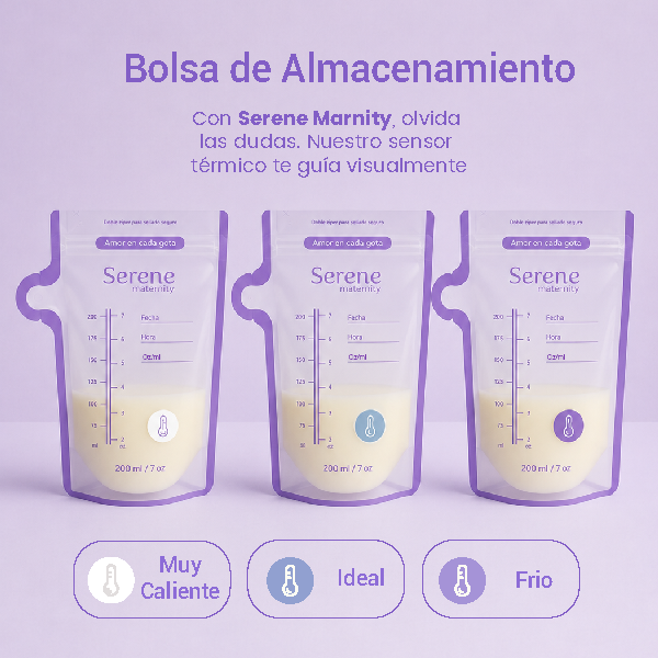 BOLSAS RECOLECTORA DE LECHE SERENE