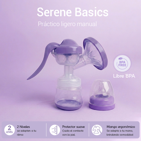 EXTRACTOR DE LECHE MATERNA SERENE -MANUAL